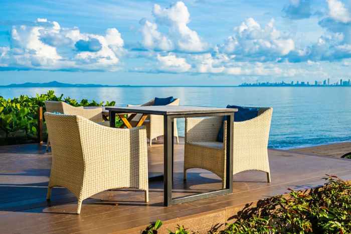 Commercial outdoor pool furniture