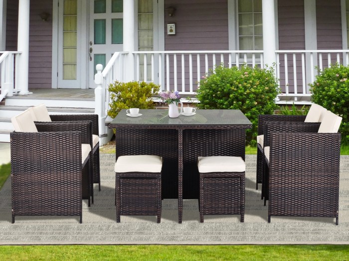 Commercial outdoor furniture sets