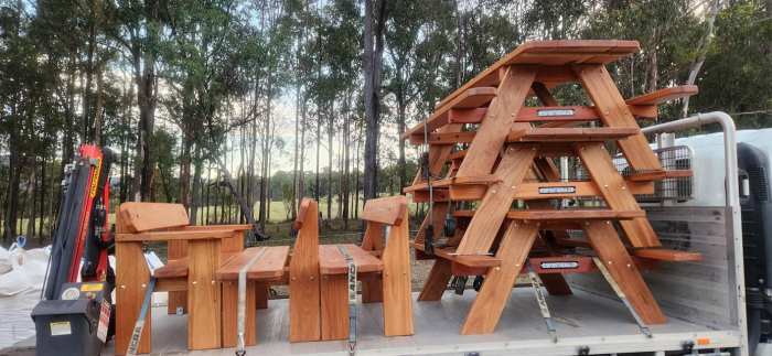 Commercial picnic tables near me