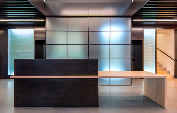 Office feature wall