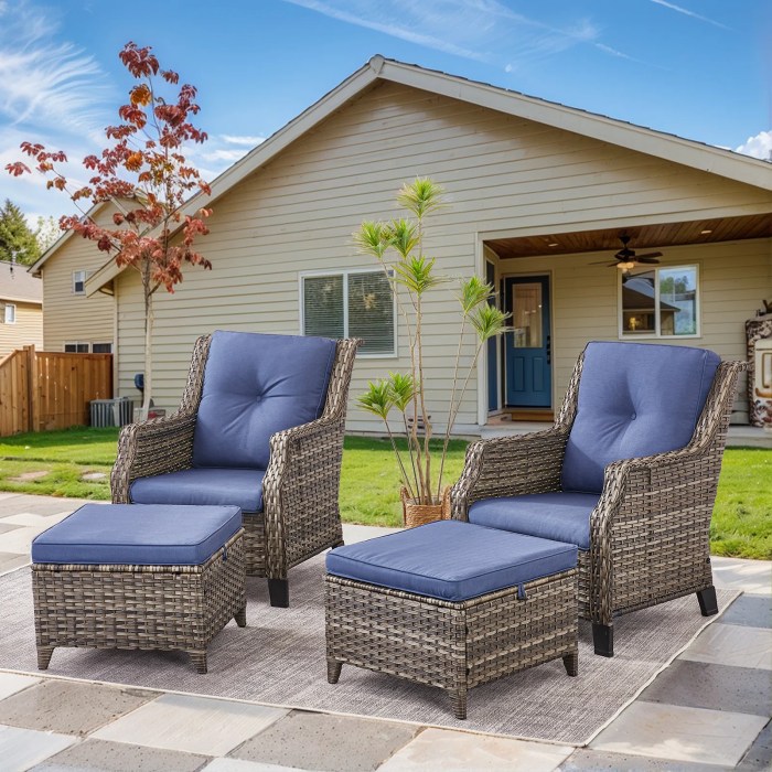 Commercial patio lounge chairs