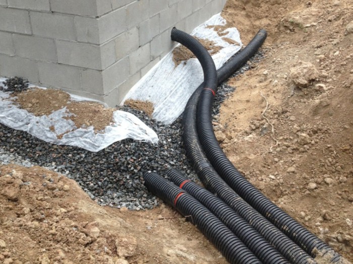 Foundation drainage contractors