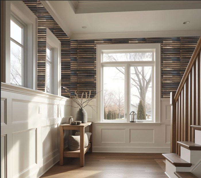 Feature slat wall